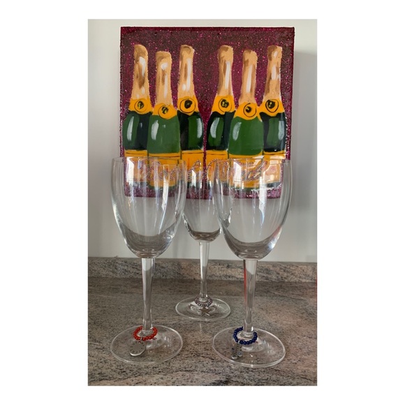 🥂Adorable Glass Charms (6)🥂 - Picture 4 of 8